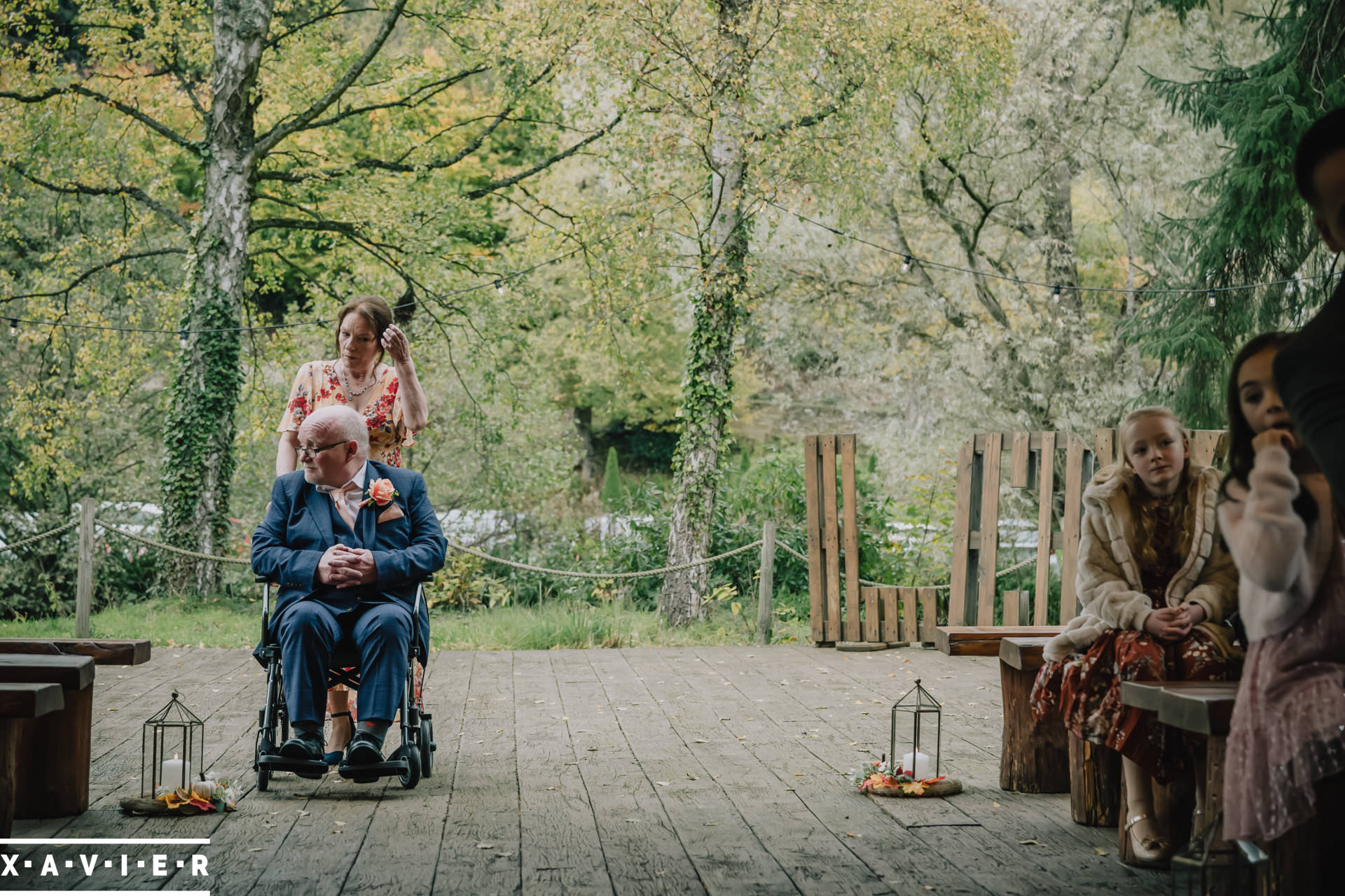 father in wheel chair