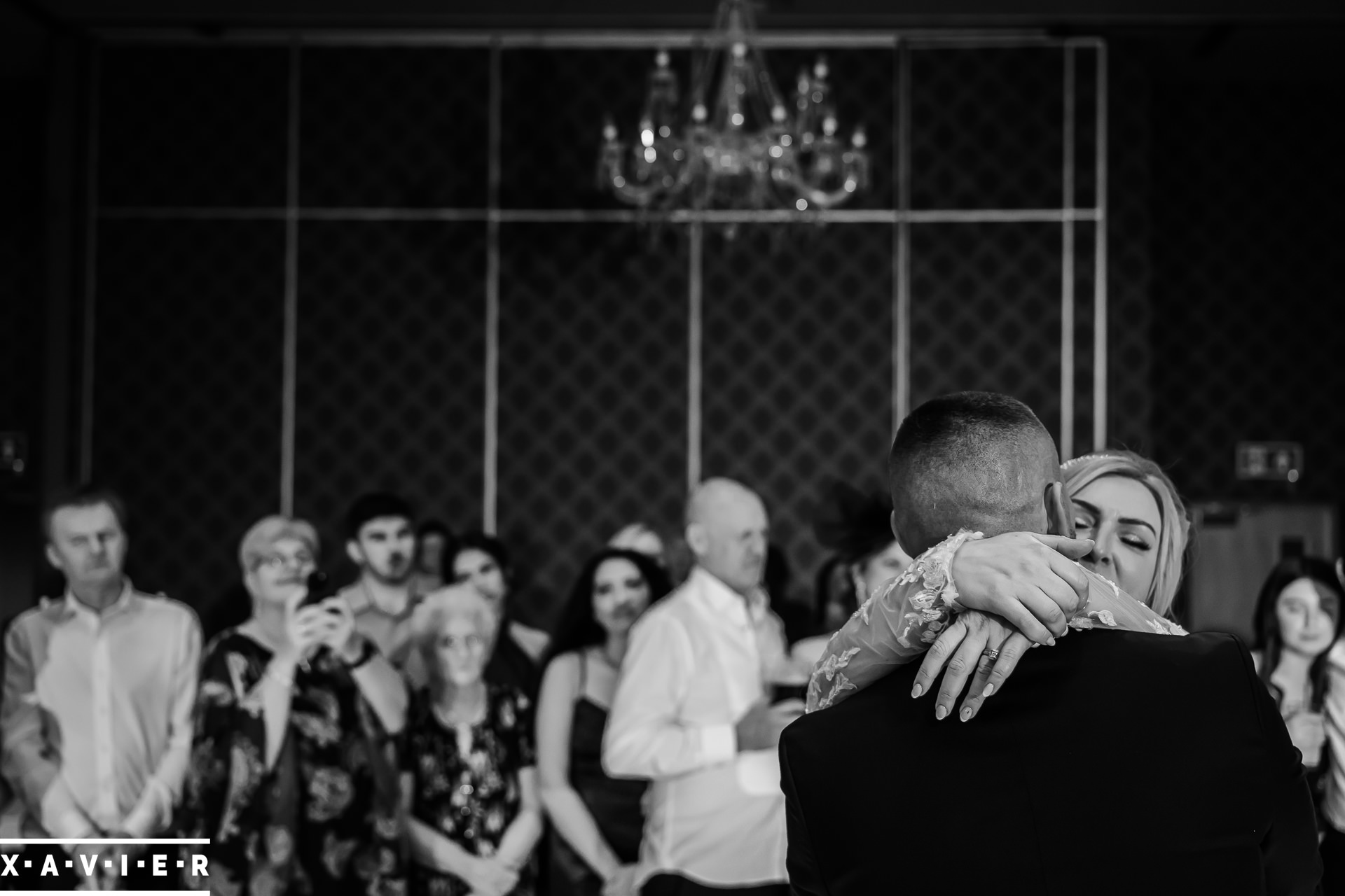 Bride and groom first dance
