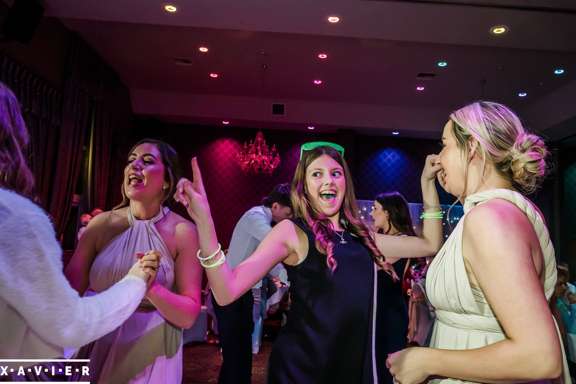 guests dancing in the Brierley suite