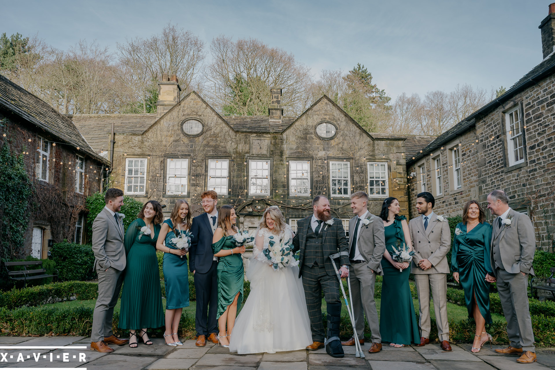 group photo at whitley hall hotel
