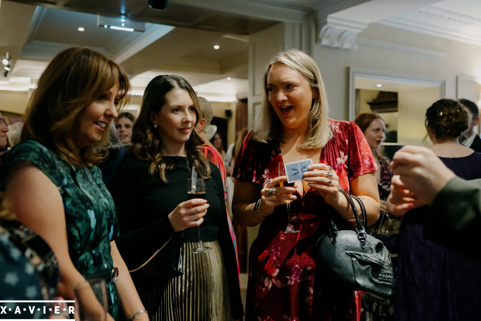 Guests being entertained