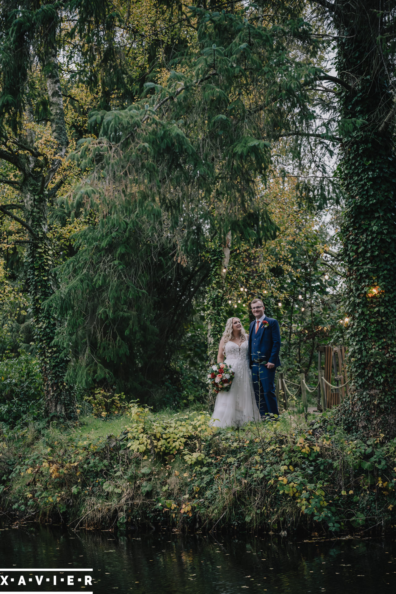 bride groom on island