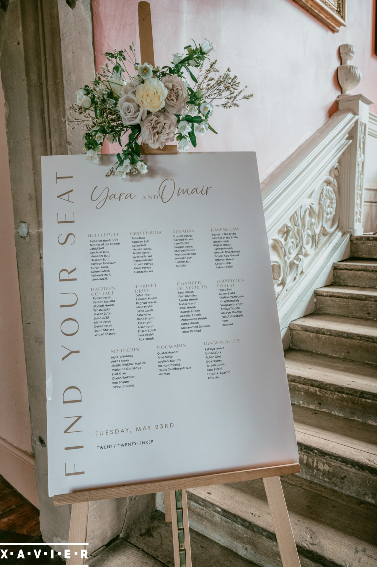 wedding breakfast sign